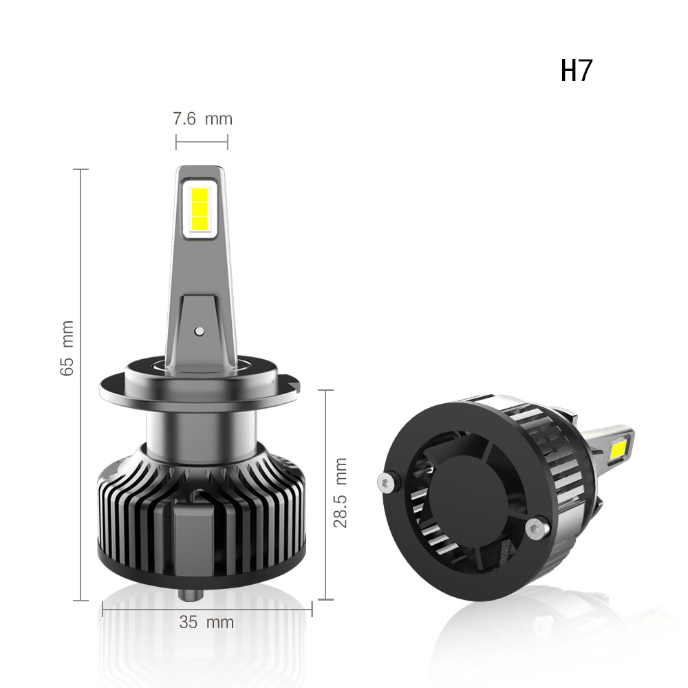 V13 LED Car Headlight Lamp Super Thin LMP Chip 80W 8000LM D1 D4 D5S H11 H7 9012 5202 Auto Lighting System Bulb 360 Degree