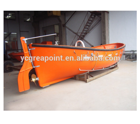 6 P Marine Fiberglass Fast Open Lifeboat for Sale