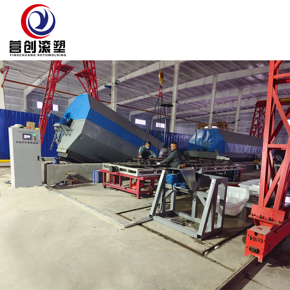 Rotomoulded Polyethylene Boat Plastic Boat Making Machine Rotomolding Machine