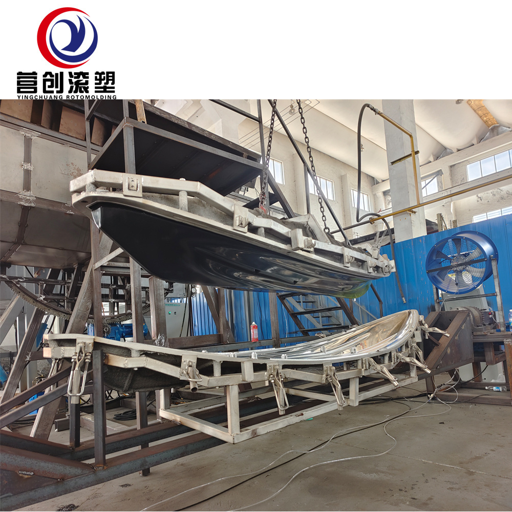 Swing Machine Production Line Fishing Boat Making Machine Rotomolding Machine