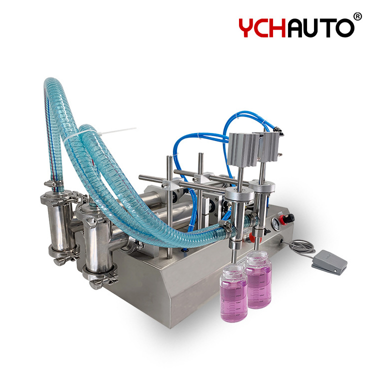 Soft Tube Filler Soda Liquid Dispenser Oil Honey Milk Bottle Piston Carbonated Drinks Filling Machine