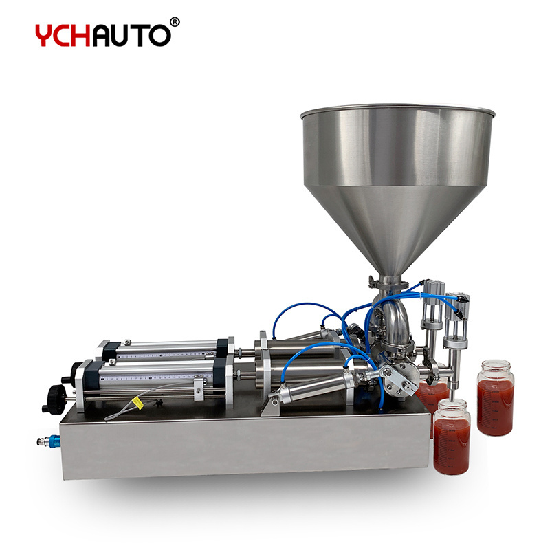 Manual Yogurt Fruit Puree Filling Machine Shampoo Ketchup Sauce Lotion Filling Machines Fast Delivery