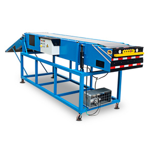 Flat Movable Telescopic Belt Conveyor 40ft Container Dock Ramp Loading Unloading Conveyors with Ramp Fast Delivery