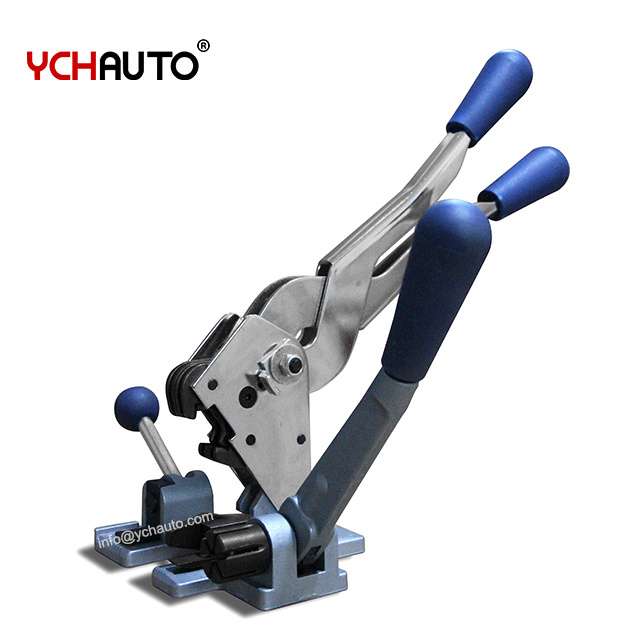 ST manual PP strap packing tool with one machine strapping for carton box