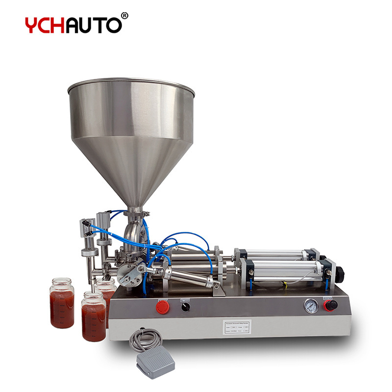 Manual Yogurt Fruit Puree Filling Machine Shampoo Ketchup Sauce Lotion Filling Machines Fast Delivery