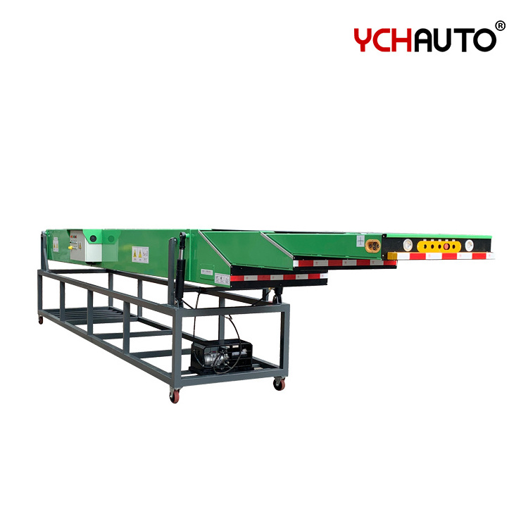 Automatic Conveyors Machine Container Truck Loading Unloading Telescopic Belts Conveyor System with CE