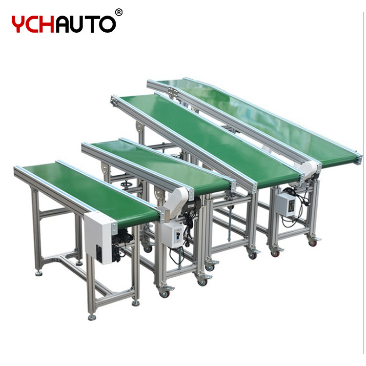 Fruit Sorting Automatic Belt Band Transport Conveyor Inclined Loading Conveyors System with Aluminum Alloy Frame