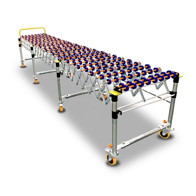 Customized Manual Expandable Flexible Skate Wheel Conveyor Flexible Conveyor With Factory Price and CE Certificate