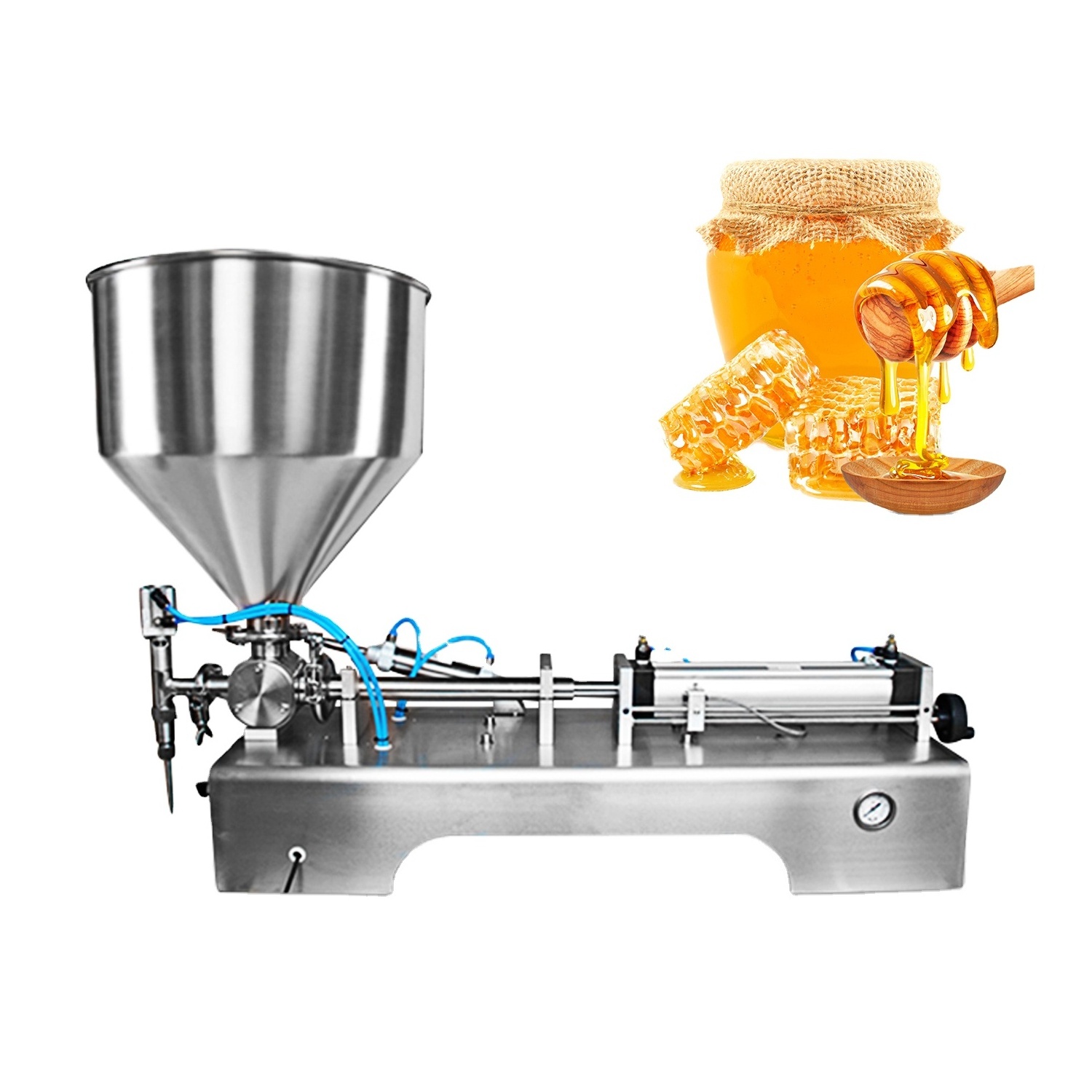 Semi Automatic Paste Filling Machine Cream Massage Oil Salad Sauce Dispenser Desktop Machines For Small Business