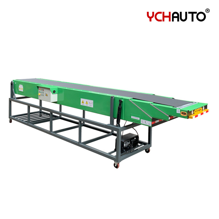 Automatic Conveyors Machine Container Truck Loading Unloading Telescopic Belts Conveyor System with CE