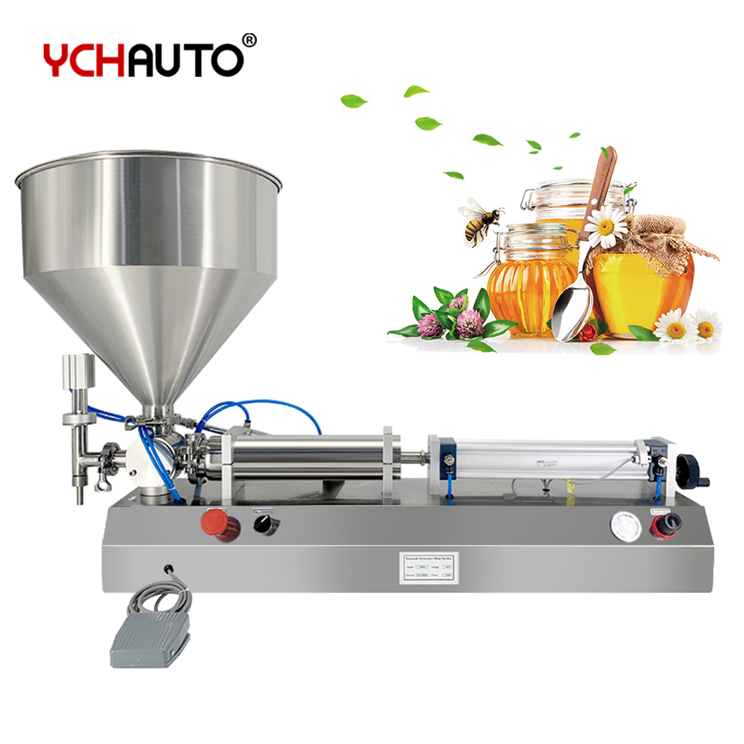 Semi Automatic Paste Filling Machine Cream Massage Oil Salad Sauce Dispenser Desktop Machines For Small Business