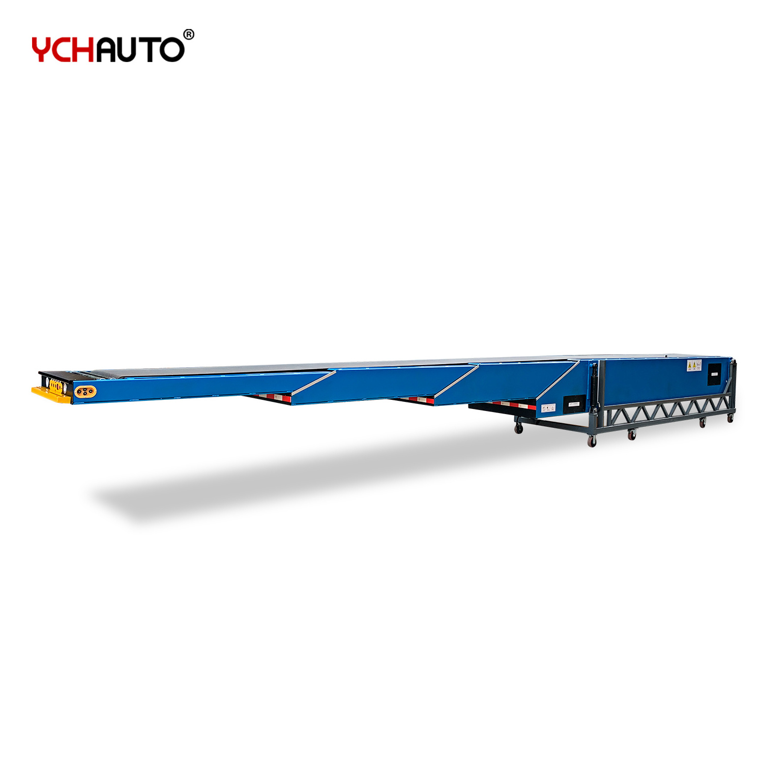 Telescopic Belt Conveyor flexible Boom Conveyor with Ramp for truck loading and unloading