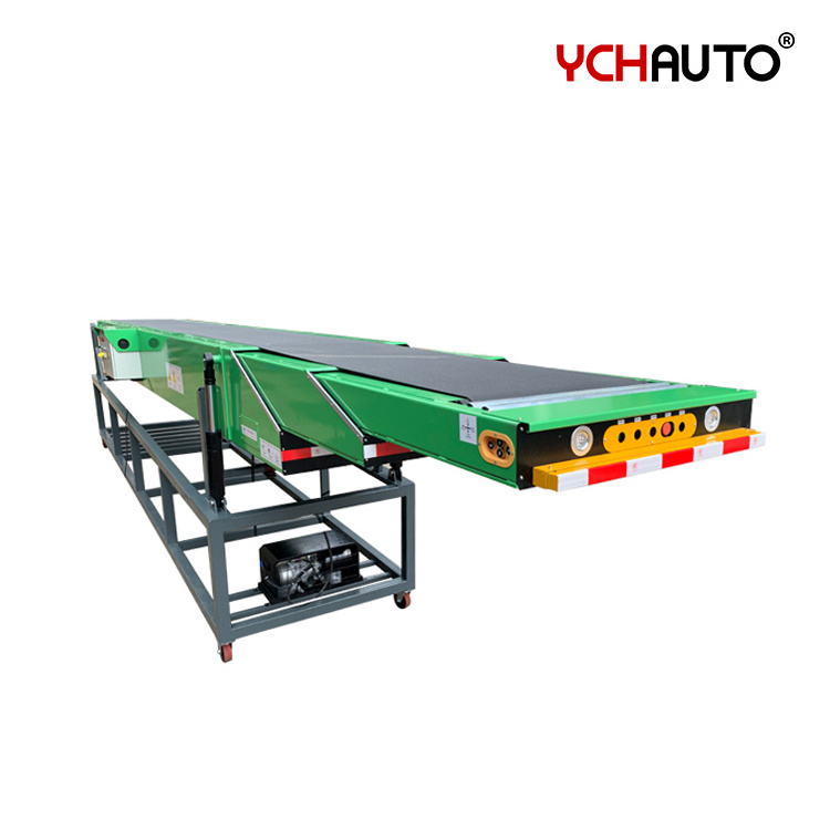 Automatic Conveyors Machine Container Truck Loading Unloading Telescopic Belts Conveyor System with CE