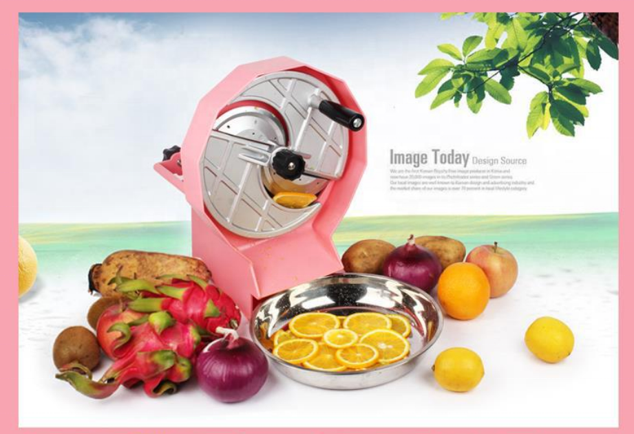 Fruit and Vegetable Slicer Household Multi-function Cutting Slicer for Lemon Potato Ginger Chip Slicer Machine With Double Slot