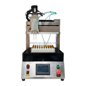 High Precision Rotary 2 Heads Valveless Ceramic Plunger Pump Quantitative Filling Machine For Ampoules Reagent Tube