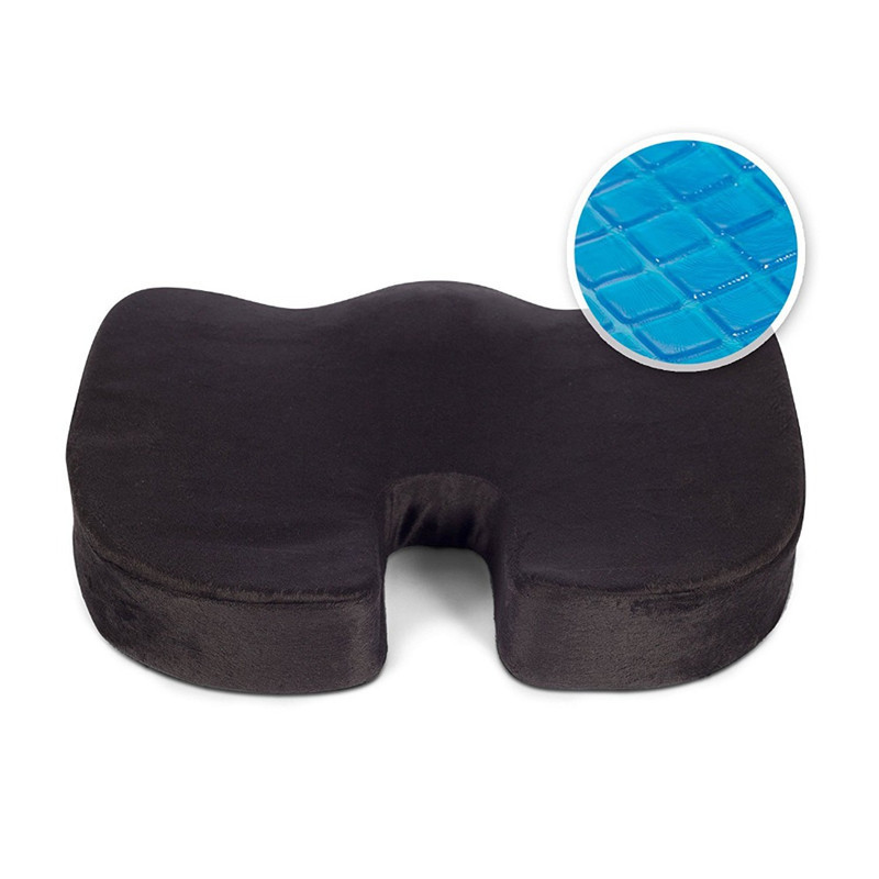 Wholesale Perfect Posture Prostate Wheelchair Silicone Cooling Coccyx Memory Foam Orthopedic Gel Car Seat Cushion