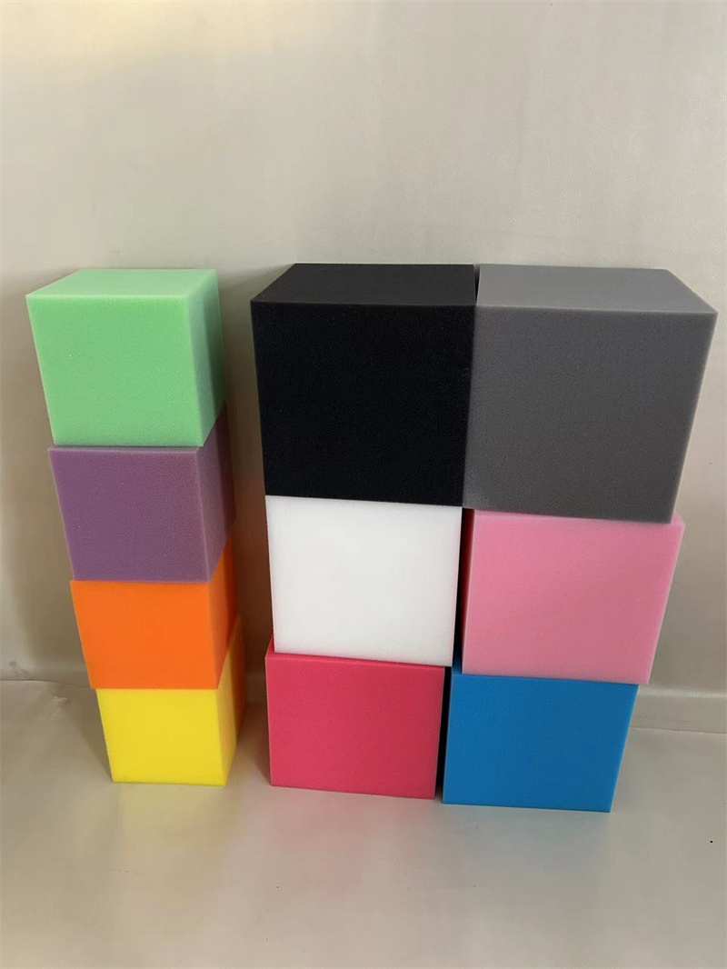 High Quality Custom Colorful Big Polyurethane Foam Blocks Trampoline Foam Pit Cubes