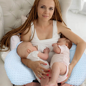 Customized Twins Baby Breastfeeding Nursing Pillows Twin Pillow Cushion