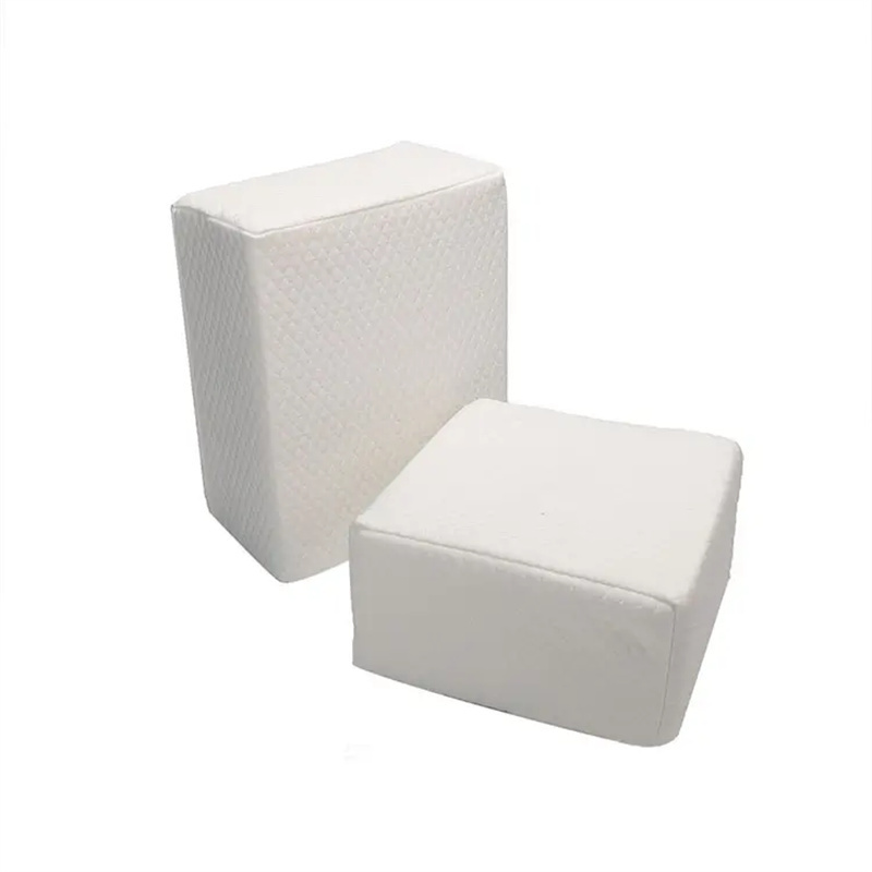 High Density Gel Memory Foam Side Sleeper Pillow for Neck and Shoulder Pain Relief Cervical Support Square Cube Pillow