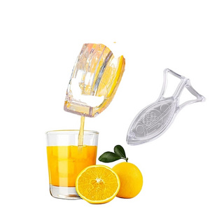 Lemon Clip Manual Transparent Fruit Juicer Home Kitchen Bar Gadget Bird Shape Lemon Wedge Squeezer