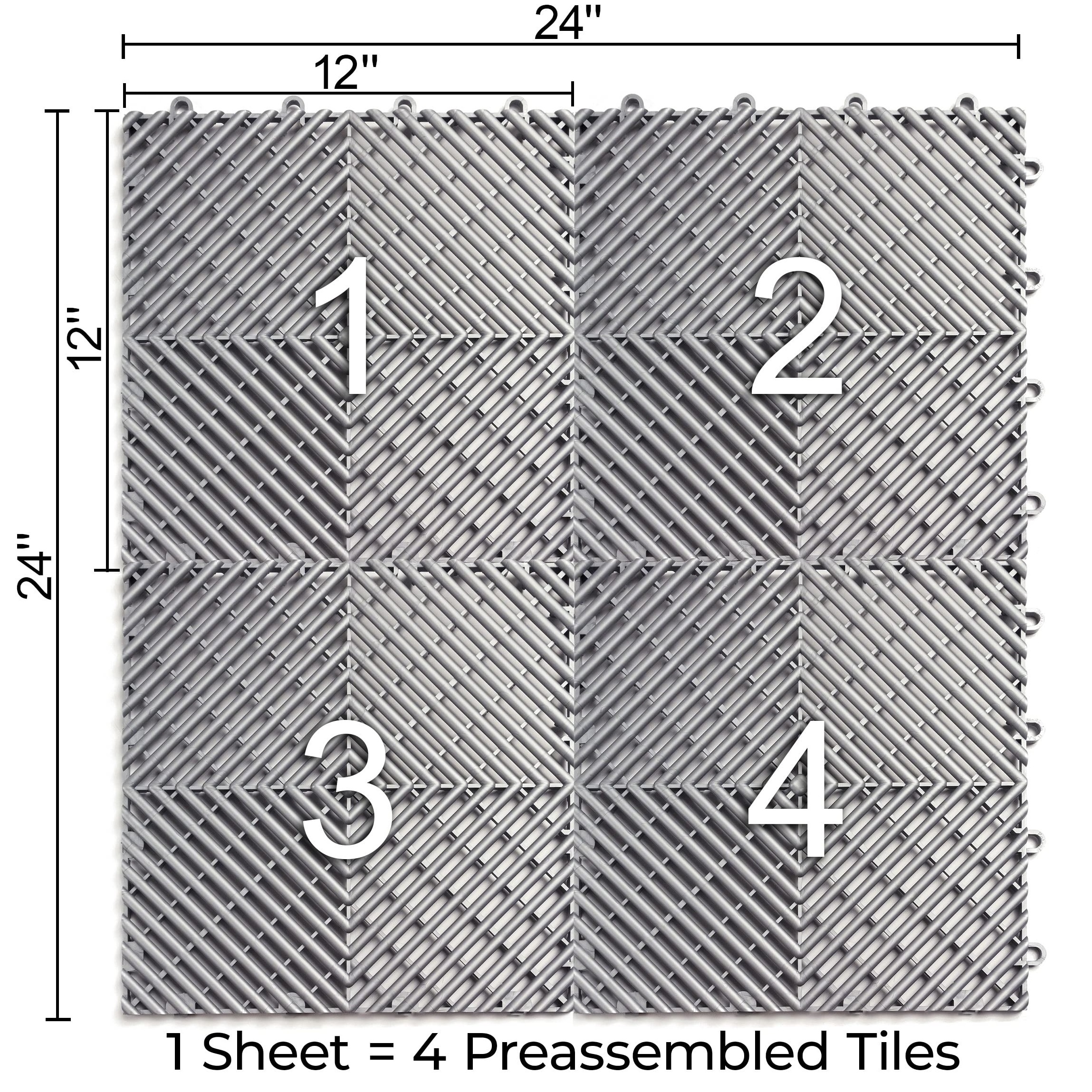 OEM Removable Interlocking Garage Flooring PP PVC Garage Floor Tiles Plastic For Warehouse Showroom Car Detailing Shop