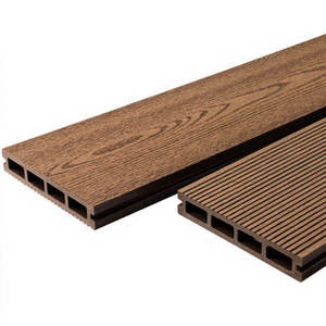 Outdoor Decking Flooring Wear Resistant Wood Plastic Solid WPC Composite Decking WPC Decking Tiles