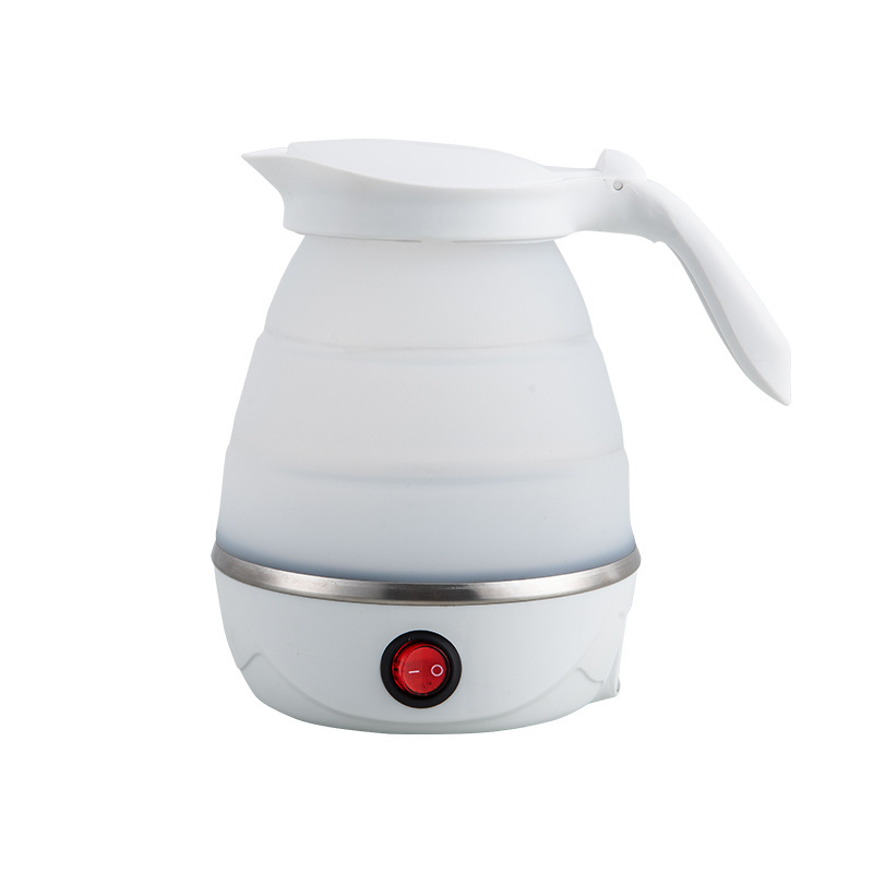 High Quality 0.6L Travel Mini Silicone Portable Foldable Electric Collapsible Electric Kettle Tea Kettle