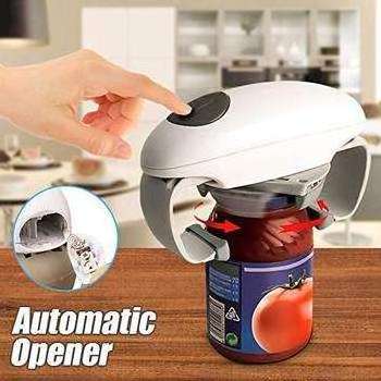 Hot selling Home Kitchen Handheld One Touch Tin Opener Automatic Electric Can Jar Opener