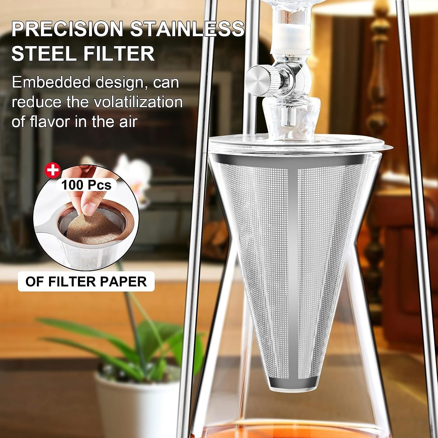 600ml Glass Cold Brew Drip Coffee Tea Maker Cold Brew Coffee Maker Iced Coffee Maker