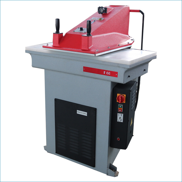 Small clicker fabric die cutting press