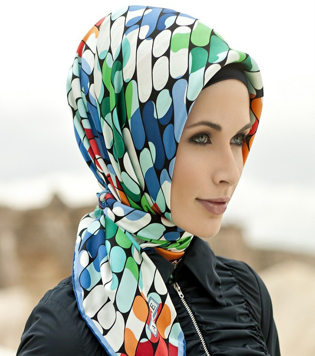 Cheapest price on satin turkish muslim hijab scarf