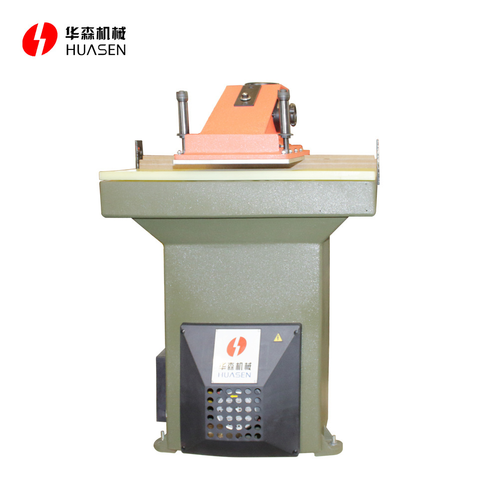 hydraulic swing arm die press machine and clicker cutting press for leather goods