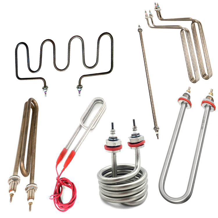 100w 1kw 3kw 4000w 4kw 6kw 30kw stainless steel immersion heater element