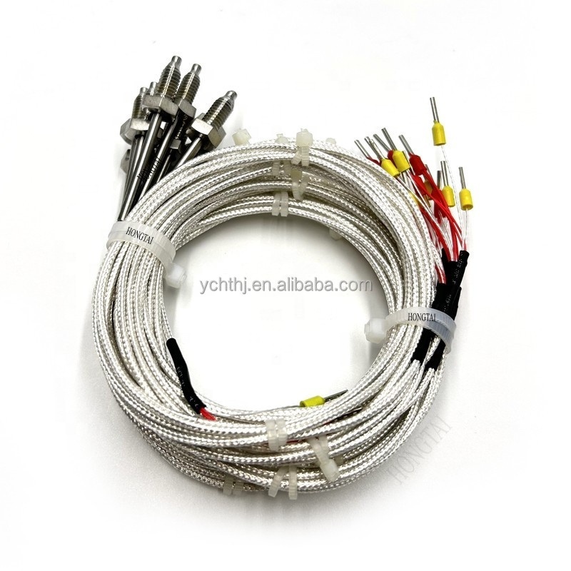 K-Type Thermocouple Screw Temperature Sensor 2 Wire Pt100 M6 M8 Thermocouple