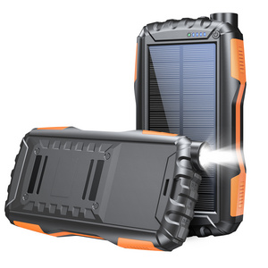 42800Mah outdoor waterproof solar charging treasure large capacity portable portable power flashlight