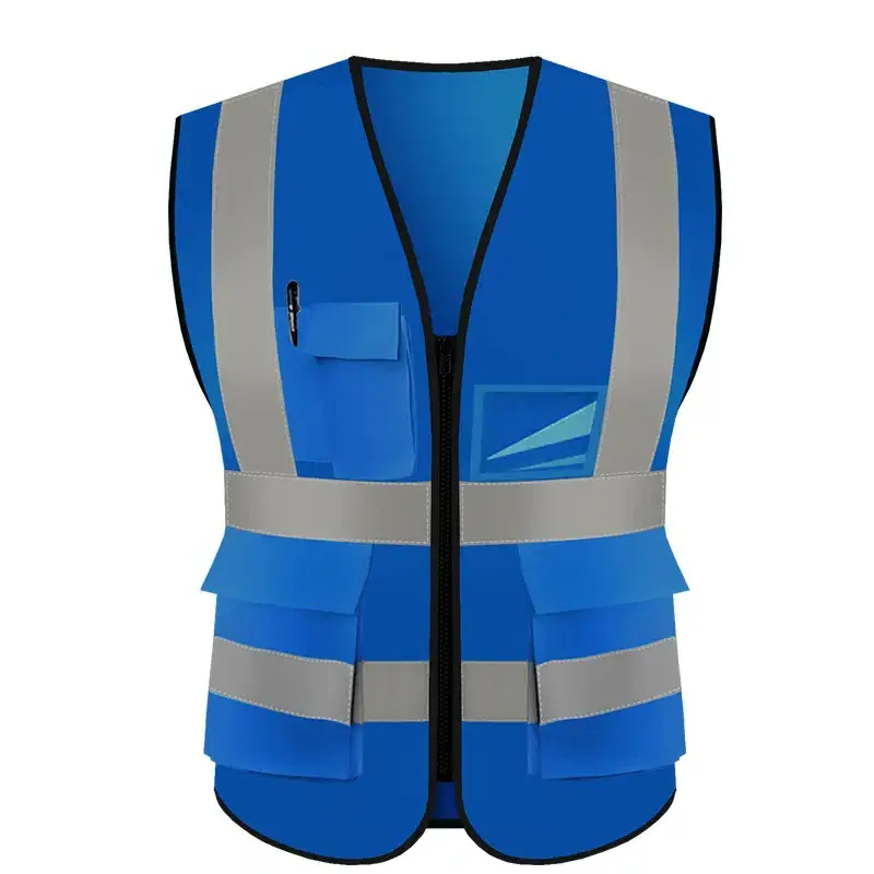 Hot sale high visibility vests interactive gilet ips vests shooting reflective lightsafty vest with led light for night