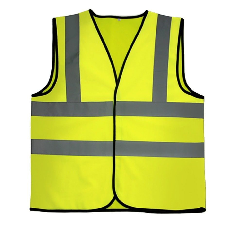 100% Fabric Customized LOGO Reflective Warning Safety Vests Professional High Vis Reflective Jacket