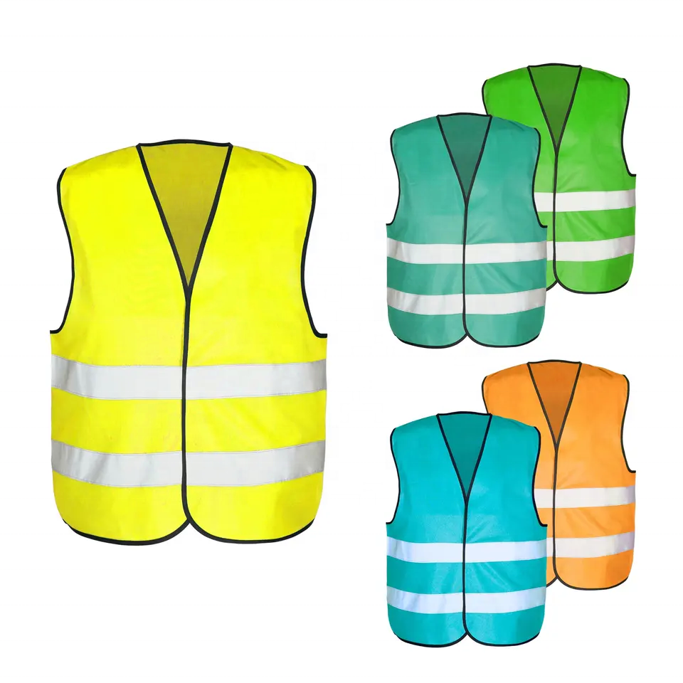 Hi-viz Security Uniform Reflector Tape Security Vests Safety Reflective Vest With Logo