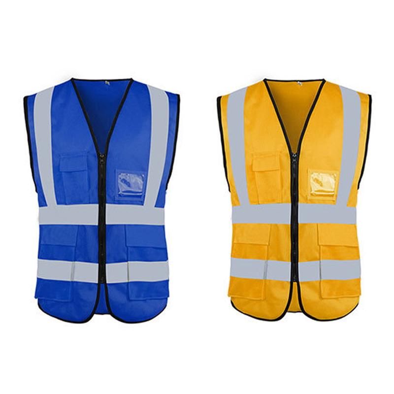 Factory Make to order Logo Printed Safety Construction Cotton Motorcycle Running China Riding Tribe Mesh Reflective Vest