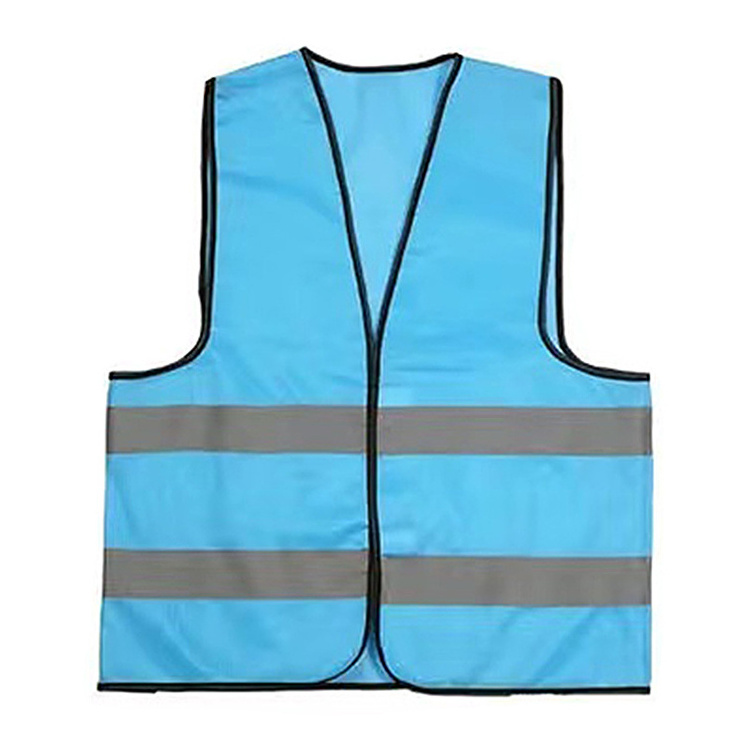 Hot in China Safety Workwear yellow Orange OEM Customized Logo Fabric Reflective Vests