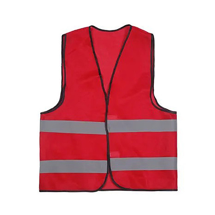 Hot in China Safety Workwear yellow Orange OEM Customized Logo Fabric Reflective Vests