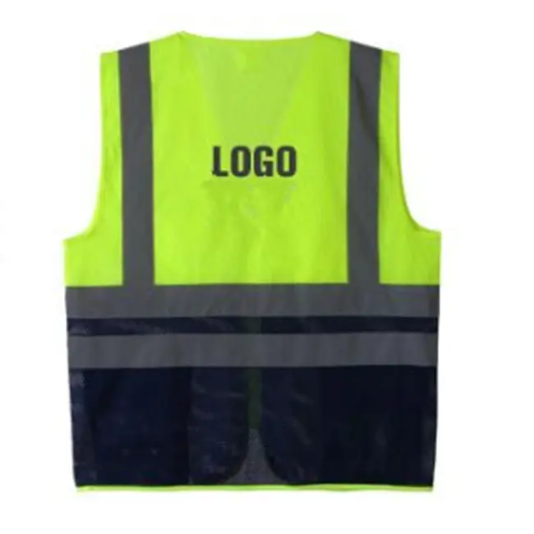 Customized Logo Construction Working Remote Industrial Reflective Safety Vest