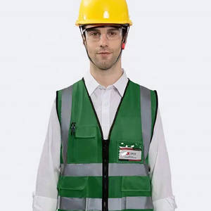 Hot sale of Custom Logo With Pockets Construction Wholesale High Visibility Reflective Safety Vest