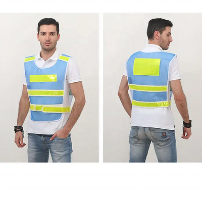 Hi-viz Security Uniform Reflector Tape Safety Reflective Vest with Logo