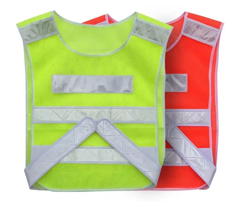 Hot sale factory printed safety vest reflective safety vest pockets vests for construction workers