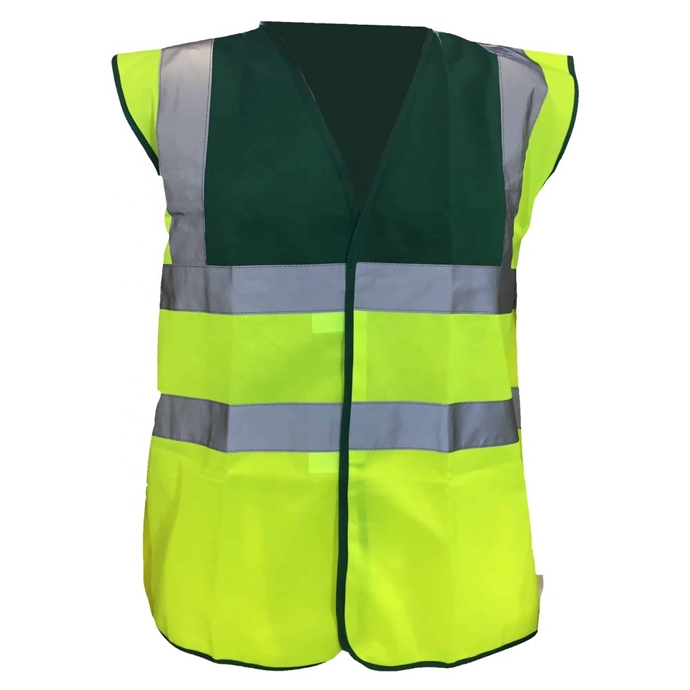 PINK & YELLOW HI VIS PREMIUM REFLECTIVE WAISTCOAT VEST