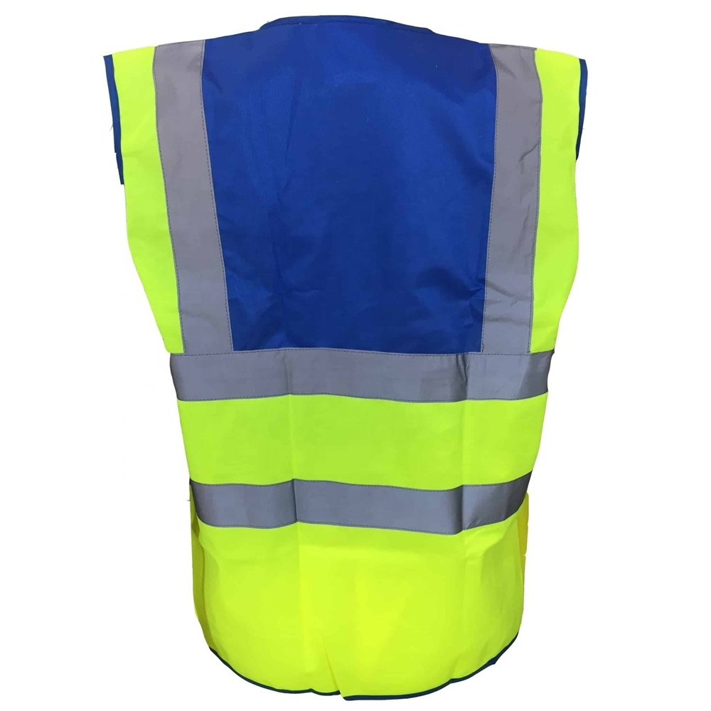 PINK & YELLOW HI VIS PREMIUM REFLECTIVE WAISTCOAT VEST