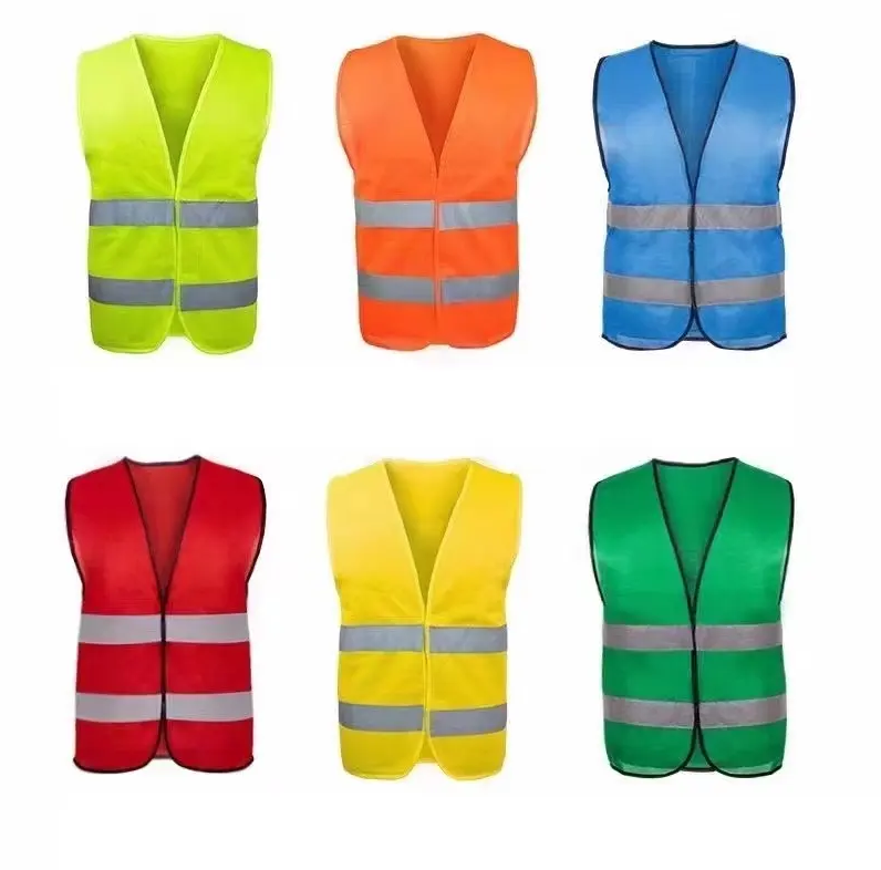 Security Construction High Visibility Hi Vis Work Safety Reflective durability Vest