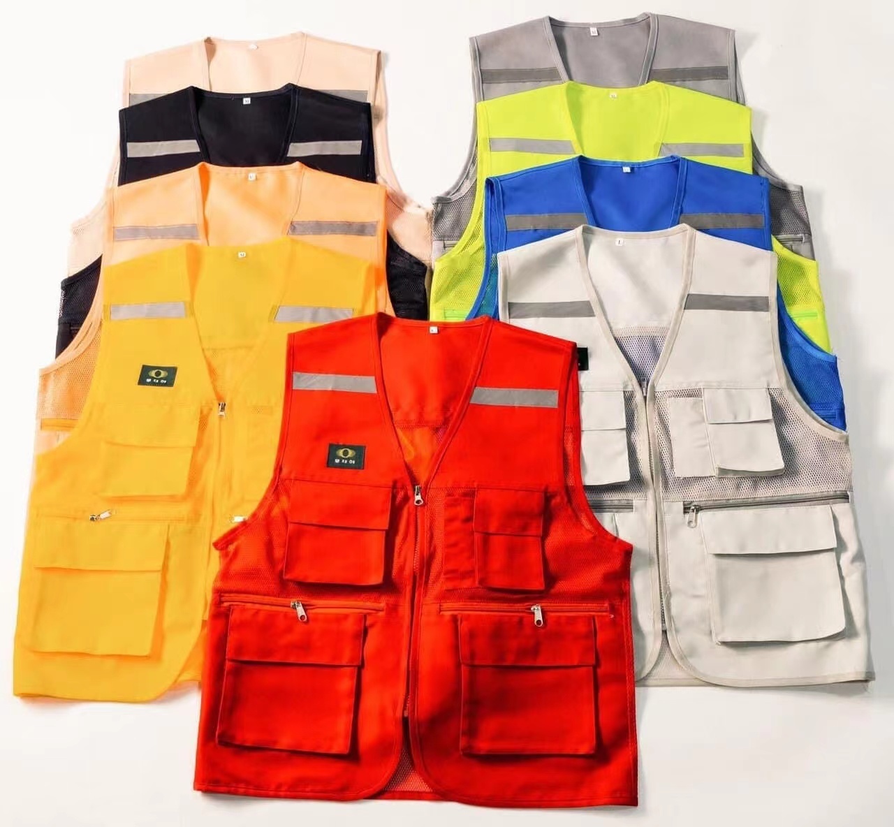 Reflective Safety Clothing Reflective Vest Construction Jacket High Visibility Strip Hi Vis Work Security Safety Vest