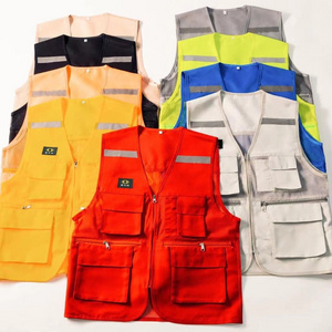 Reflective Safety Clothing Reflective Vest Construction Jacket High Visibility Strip Hi Vis Work Security Safety Vest